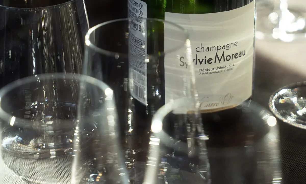Champagne Sylvie Moreau на винном ужине в mür