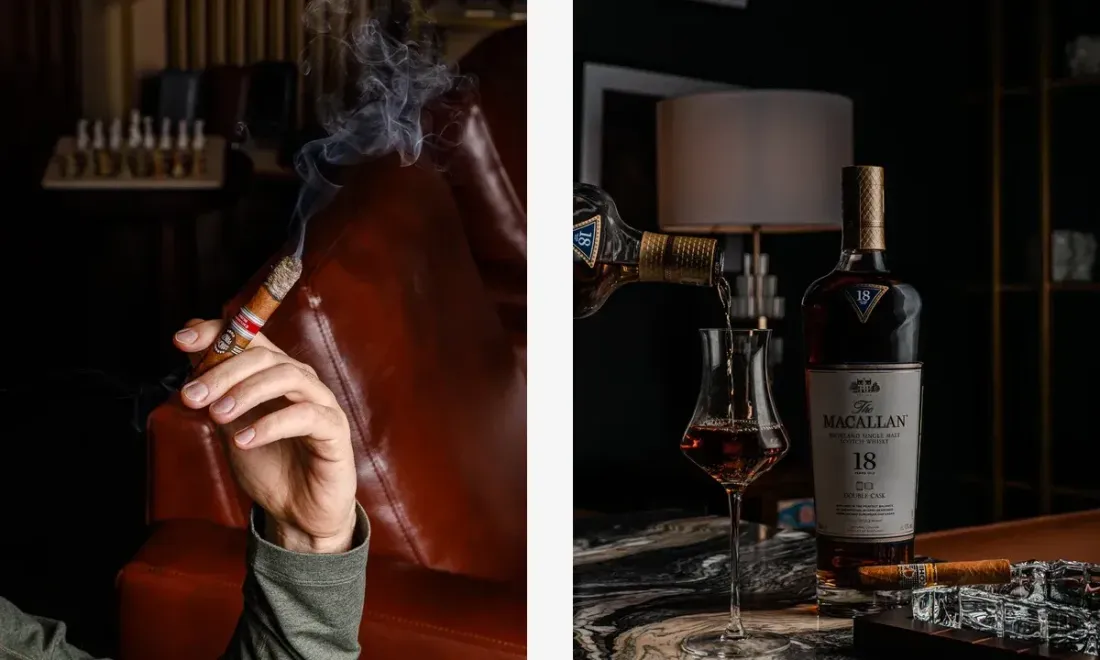 Сигарное сопровождение в Cohiba Atmosphere