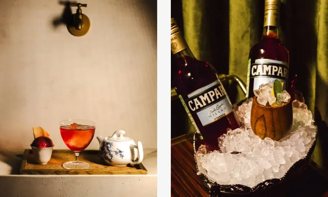 Коктейли Ēster для Negroni Fest