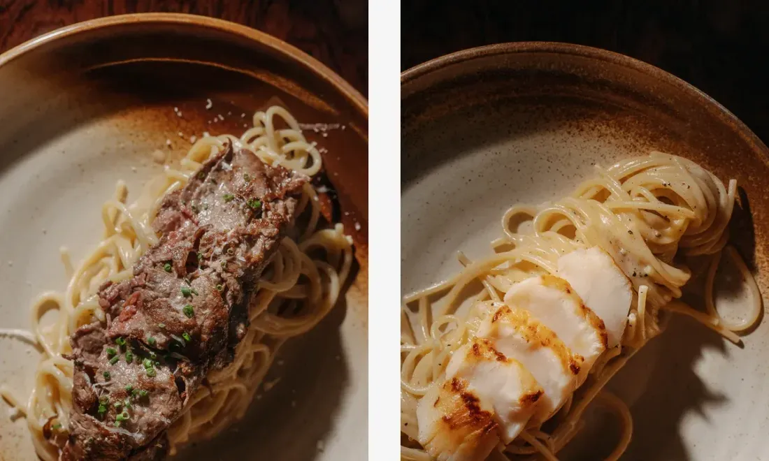 Паста Cacio e Pepe в меню «Итамеши» ресторана ODZU
