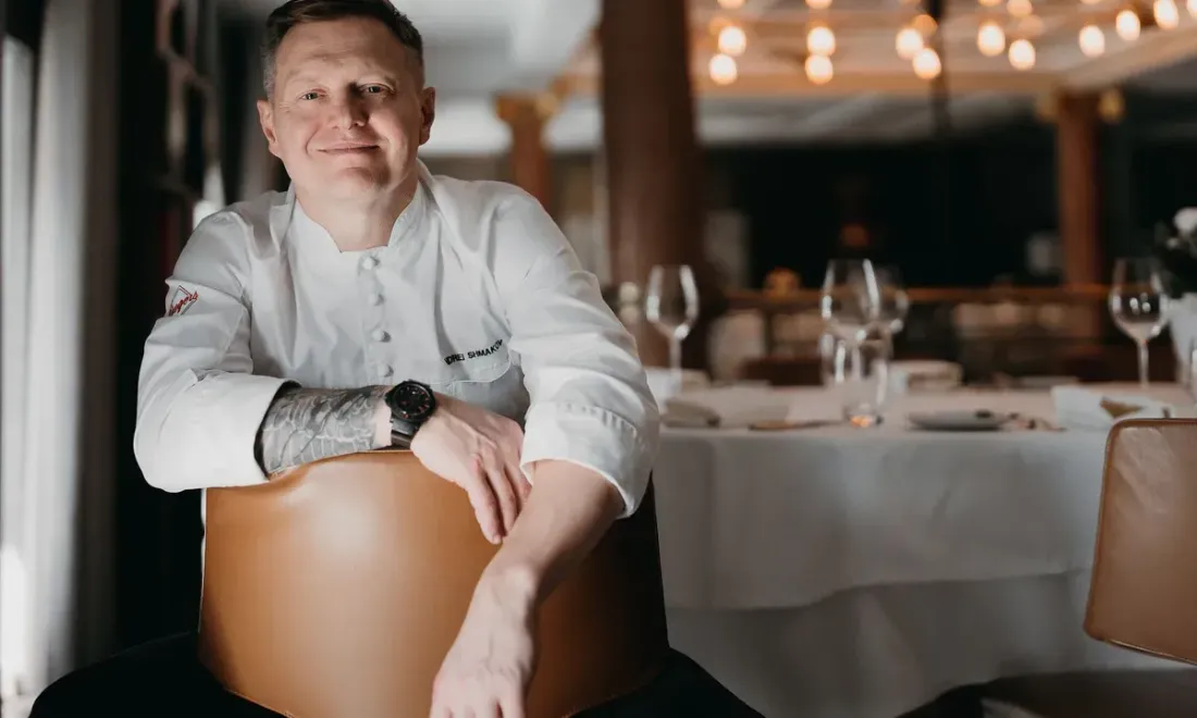 Бренд-шеф Андрей Шмаков в ресторане SAVVA