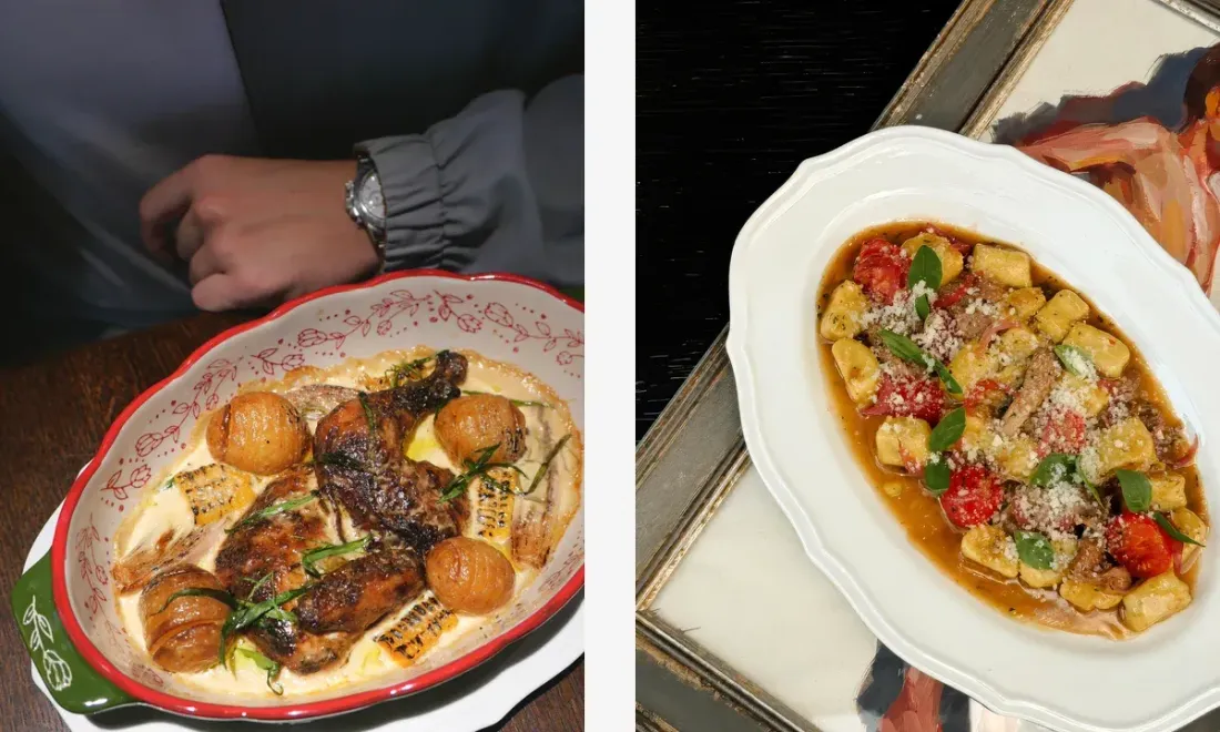 Курица и ньокки в новом меню Bistro Trompette