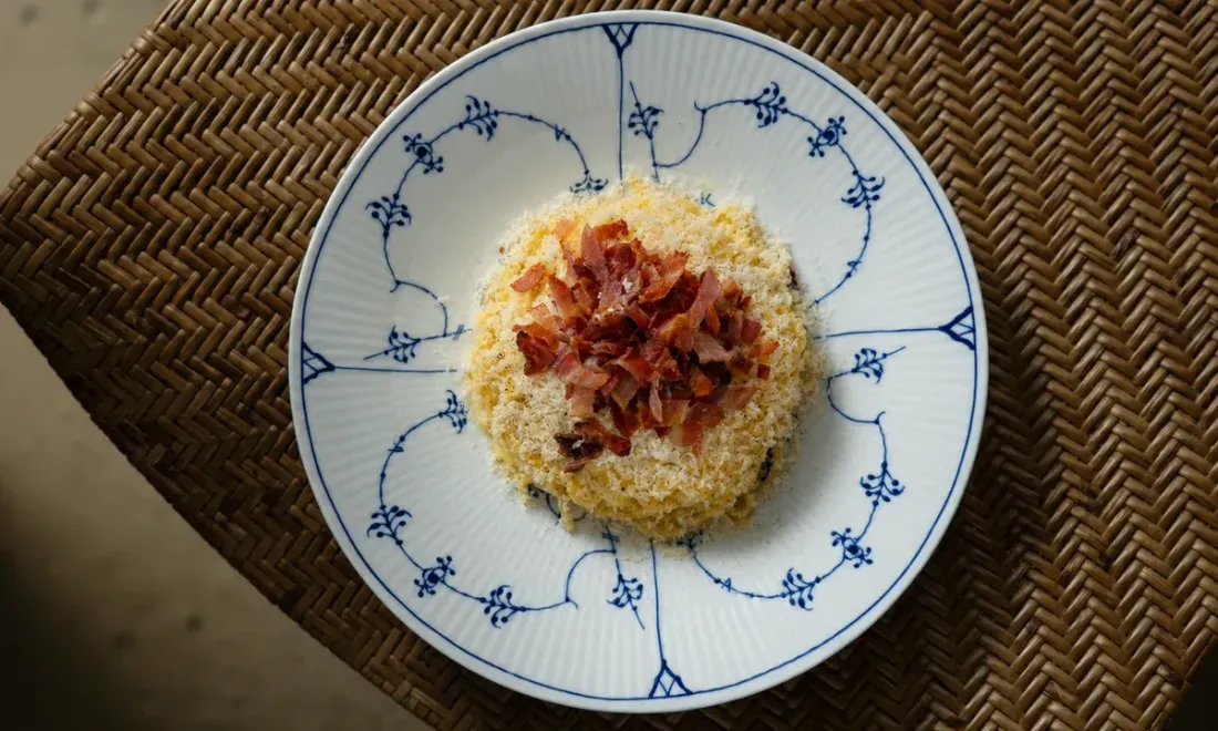 Японская карбонара в летнем меню Anna Bistro