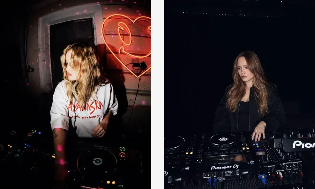 DJ-сет на вечеринке в ресторане Анна