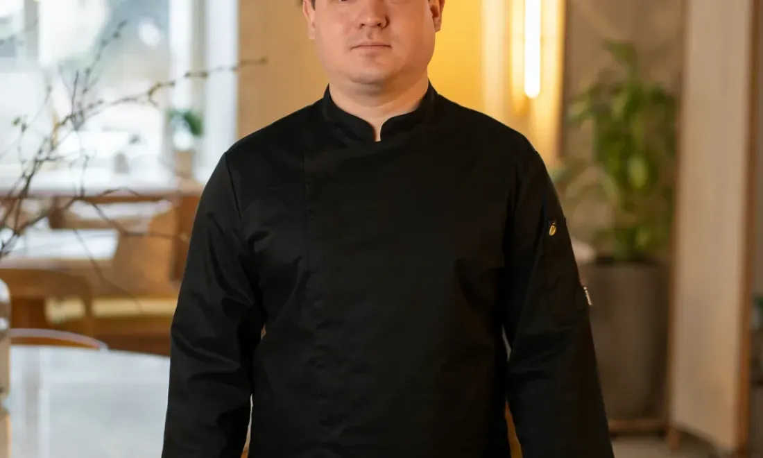 Шеф Ленар Харматуллин в кофейне Аулак