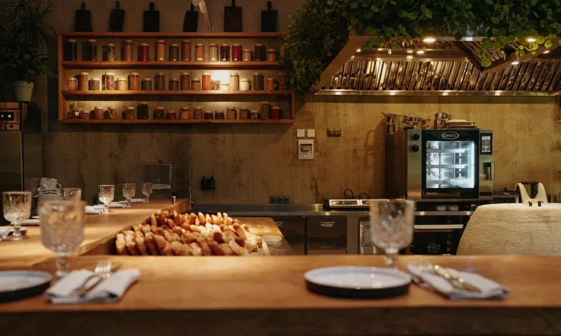 Интерьер chef’s table в Bagebi