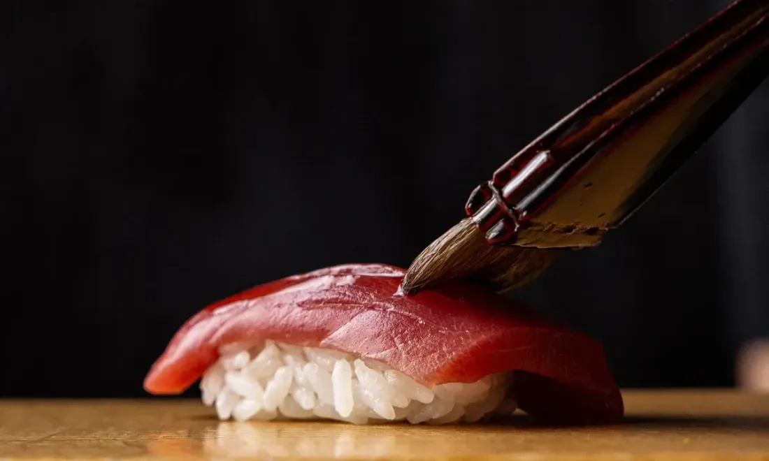 Блюдо из тунца в Fumisawa Sushi