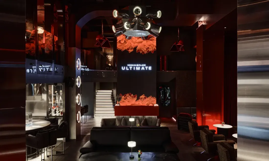 Интерьер HookahPlace Ultimate к летней вечеринке