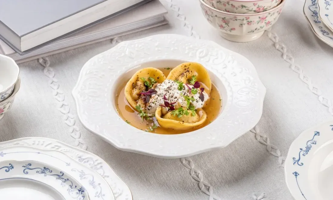 A dish from the Russian-French bistro Lore's in Sochi
