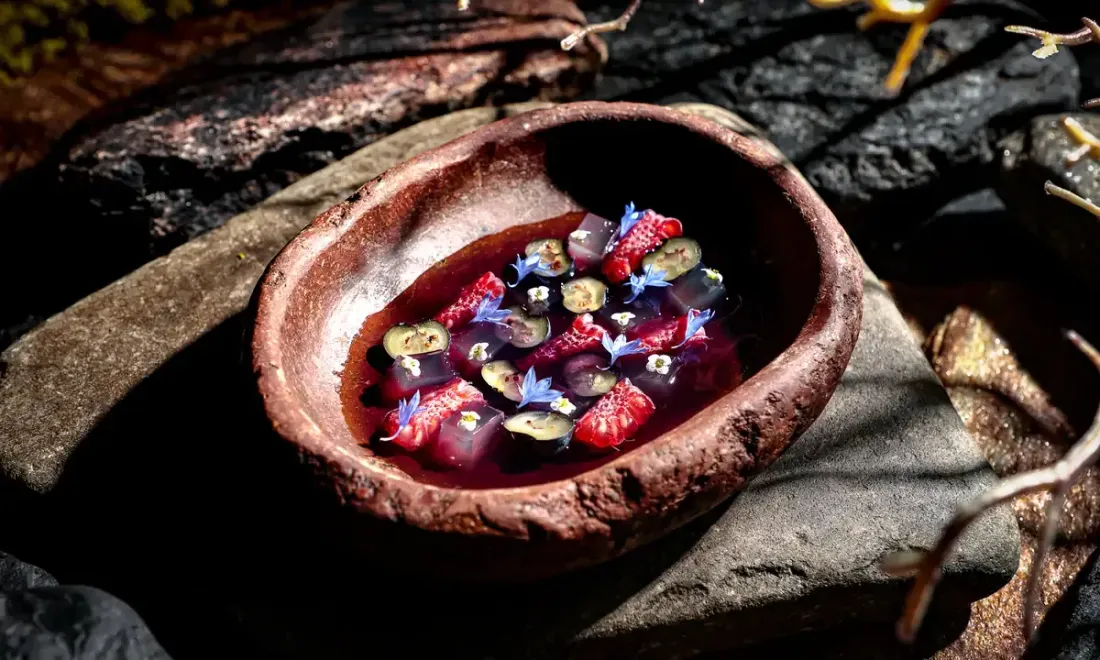 Десерт Луга Ольхона в Manul для Moscow Restaurant Week