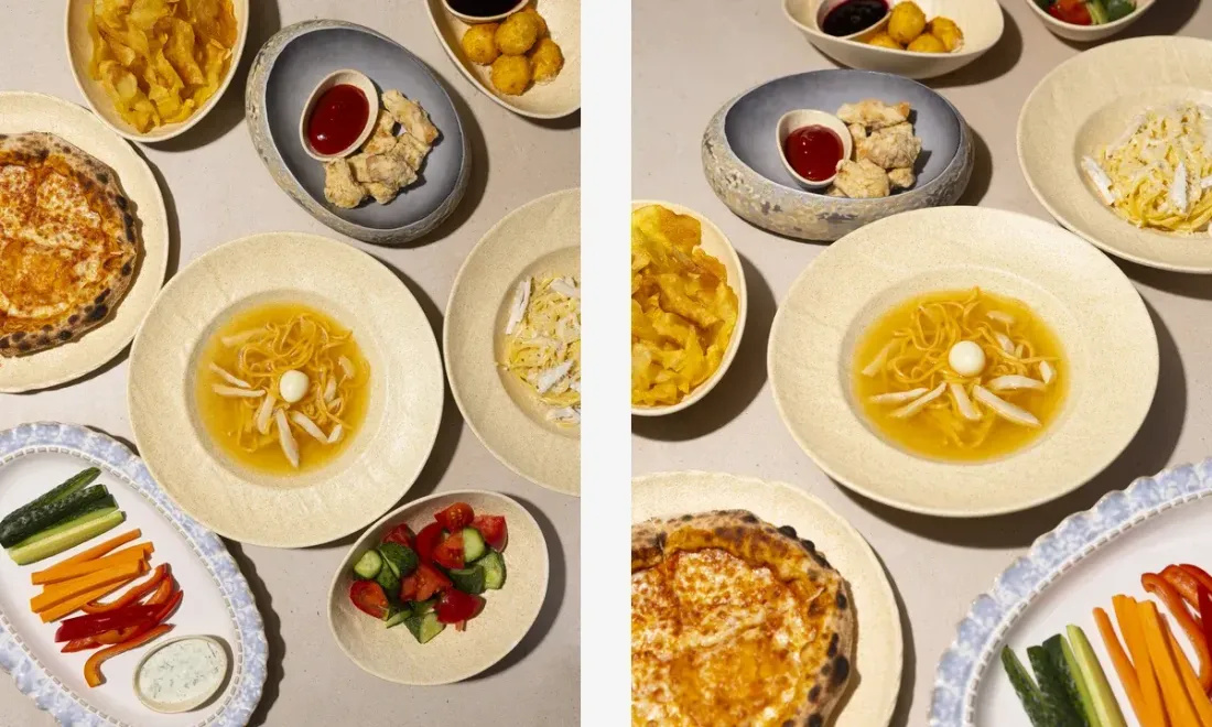 Детское меню Тео в поисках вкуса в NOA