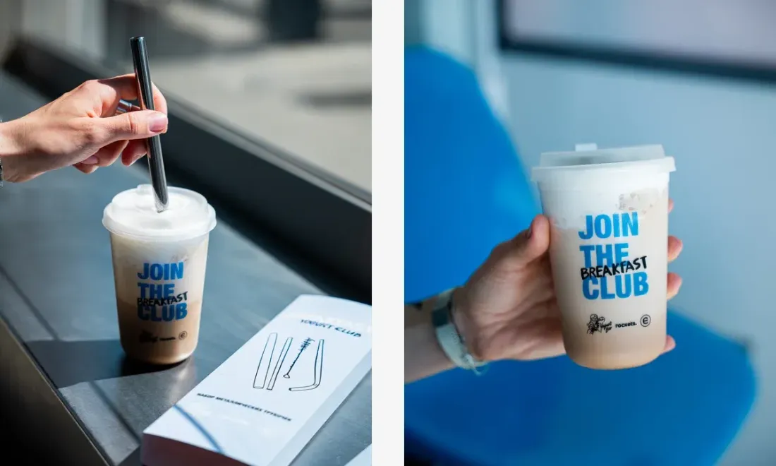 Напиток Kalimera в коллаборации rockets.concept store и Yogurt Bar