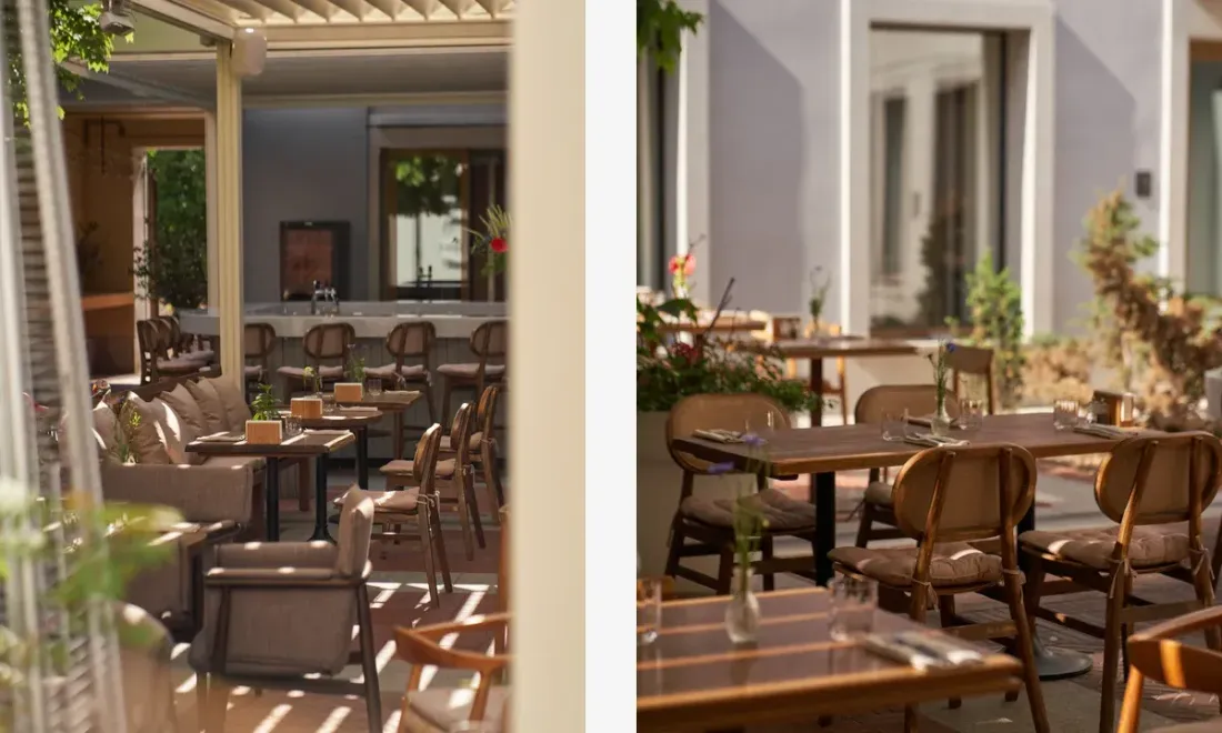 Летняя веранда и детали интерьера Share bistro