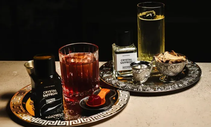 Ēster и MATIERE PREMIERE выпустили коктейли Crystal Saffron