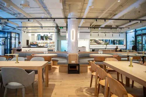 Новый дизайн кафе «Академия» на Соколе