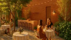 В «Доме Культур» открыли летнюю веранду. 