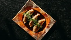 Летнее меню Shun в Amber.