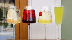 Три сангрии и твист на French 75.